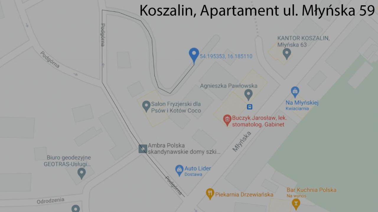 Ferienwohnung Apartament Mlynska 59 Koszalin Exterior foto